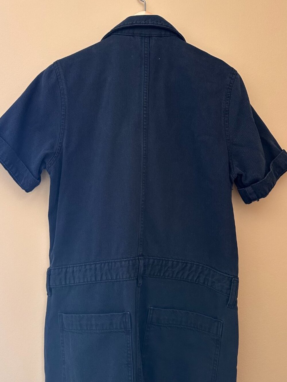 Everlane Short Sleeve Utility Coverall – Washed Black – Approx. Size M - Picture 3 of 9